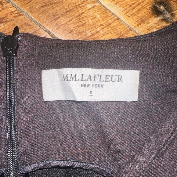 MM Lafleur Rachel black sz 0 sleeveless professional dress - Picture 4 of 5